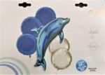 6 pcs Ocean Dolphin Balloons Birthday Party - Image 2