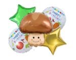 Set of 5 Mushroom Balloon Set for Party Decoration