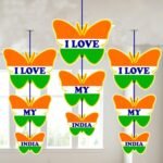 I Love My India Butterfly Hanging Decoration | Tricolour Theme