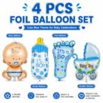 It's a Boy Foil Balloon Set for Baby Shower - Image 2