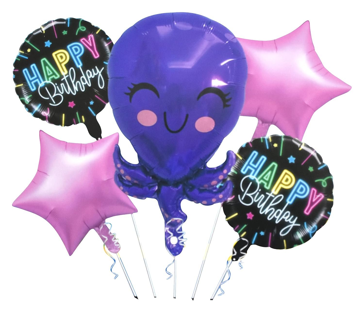 817vlZCLEyL._SL1500_ Octopus Theme Foil Balloon, - Image 1