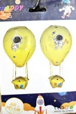 1pc Yellow hot air Foil Balloon - Image 2