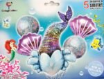 Set of 5 Mermaid Tail Foil Balloons. - Image 2