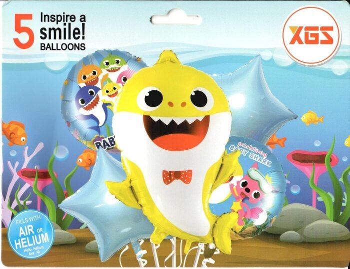 Baby Shark Party Supplies Balloons - Image 2