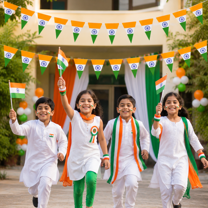 Tiranga Paper Banner Decoration - Image 2