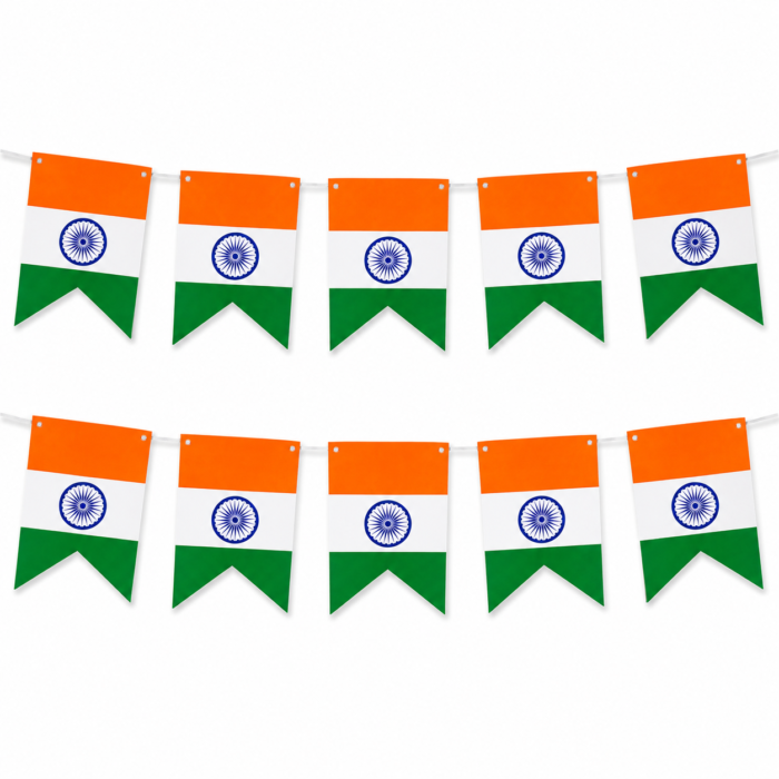Tiranga Paper Banner Decoration - Image 3