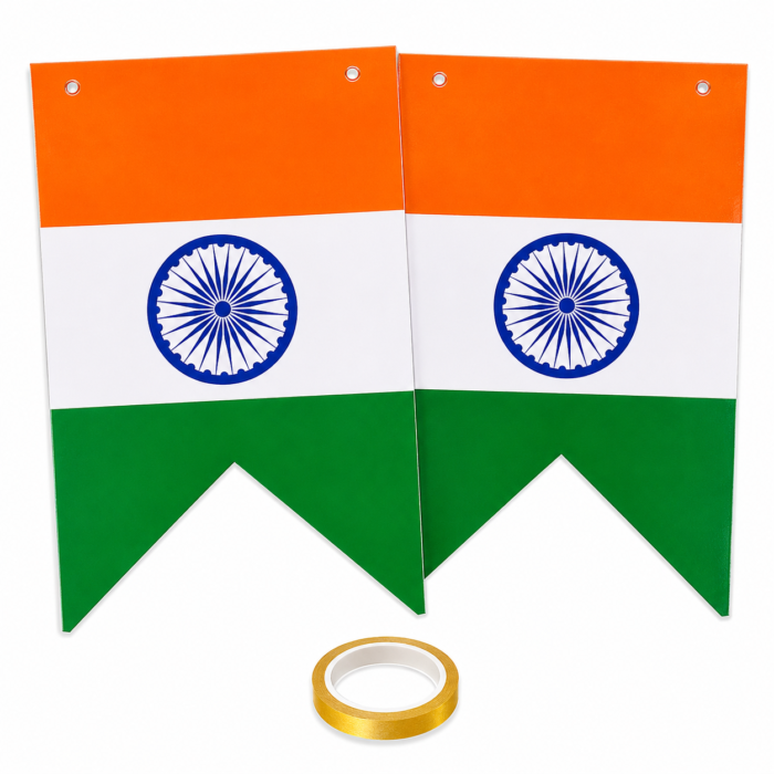 Tiranga Paper Banner Decoration - Image 2