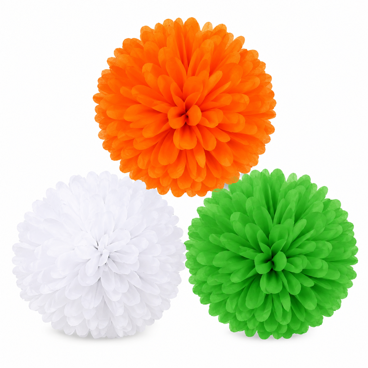 ChatGPT Image Jul 4, 2026, 04_50_10 PM Tricolor Paper Pom Pom Ball Decoration (Set of 3, 35cm) - Image 1