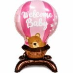 Welcome Baby Hot Air Balloon Foil Balloon