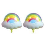 Rainbow Cloud Foil Balloon - Image 6