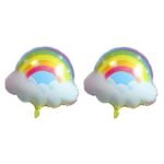 Rainbow Cloud Foil Balloon - Image 4