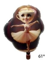 Ballerina Theme Foil Balloon Set - Image 2