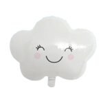 Cute Smiling White Cloud Foil Balloon (48 x 45 cm)