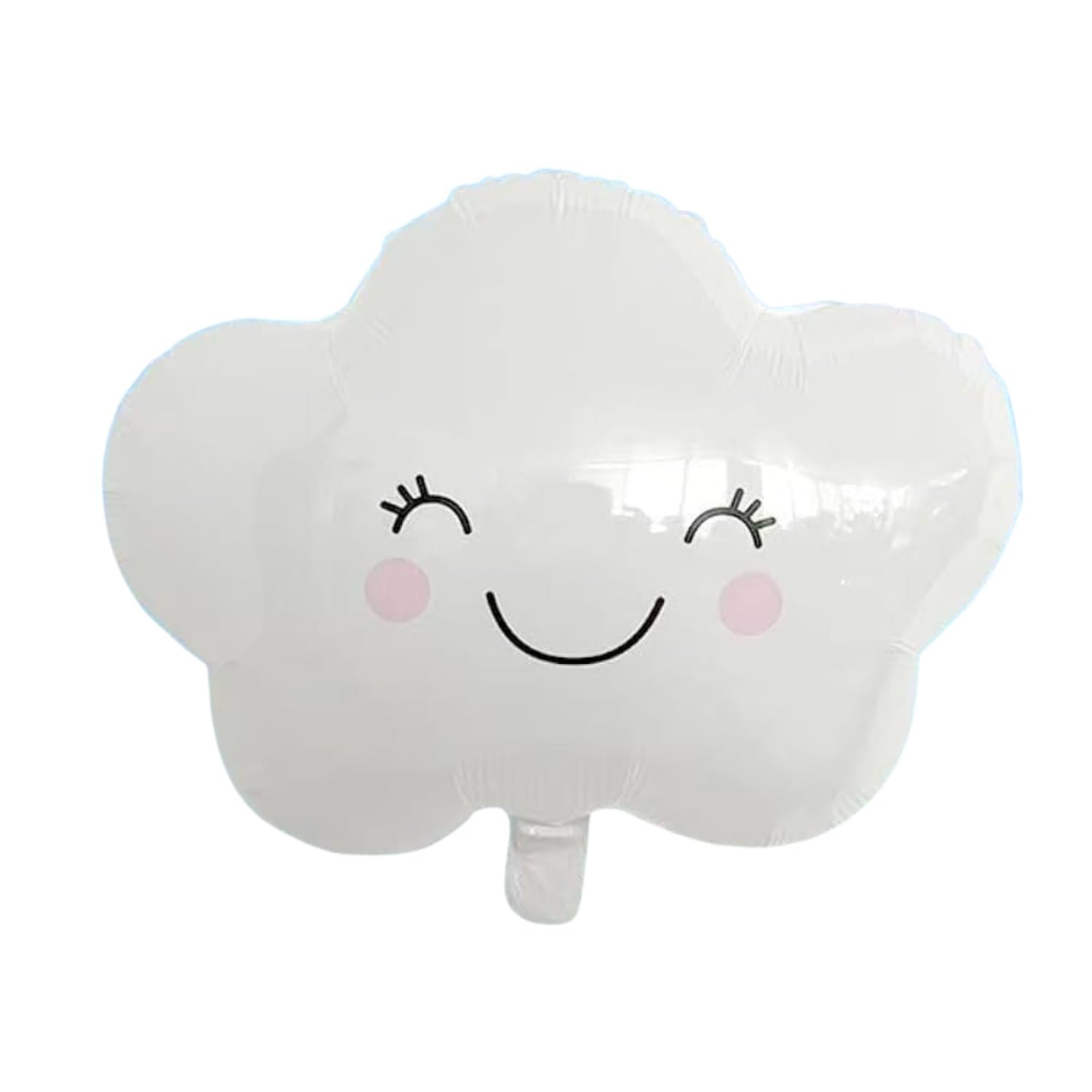 413TwaWs+nL._SL1500_ Cute Smiling White Cloud Foil Balloon (48 x 45 cm) - Image 1