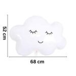 Giant Sleeping White Cloud Foil Balloon (68 x 52 cm) - Image 3
