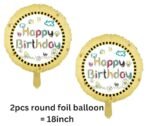 Set of 5 Honey Bee Foil Balloon - Image 2