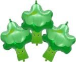 1pc 54*76cm Green Smiling Broccoli Foil balloon - Image 2
