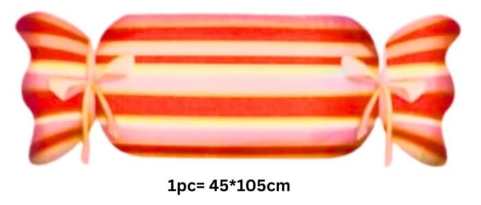1pc 45 * 105cm Sweet Red-Pink Candy Foil Balloon - Image 2