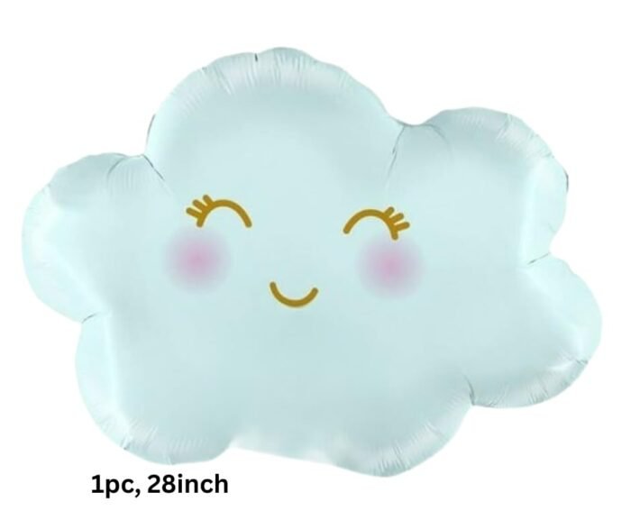 Set of 9 1st Year birthday decoration foil balloon - Image 2