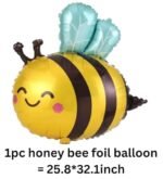 Set of 5 Honey Bee Foil Balloon - Image 4