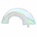 24 Inch Rainbow Shape Foil Balloon 4D Holographic