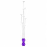 Reusable Balloon Stand Kit with 7 Holders, 70cm - Random Color Base - Image 2