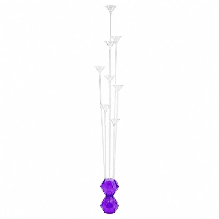 Reusable Balloon Stand Kit with 7 Holders, 70cm - Random Color Base - Image 2