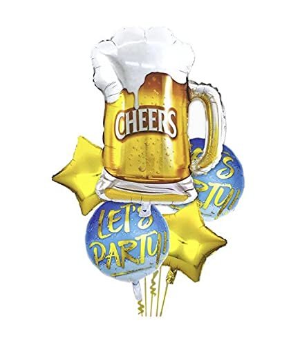 41pmw1ERzaS Cheers! Let’s Party Balloon Set - Image 1