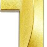 Number 1 Birthday Candle, Gold