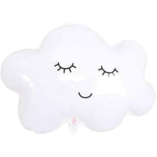 41sSVqXJ3nL._SX522_ Giant Sleeping White Cloud Foil Balloon (68 x 52 cm) - Image 1