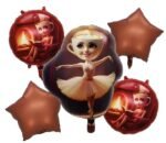 Ballerina Theme Foil Balloon Set