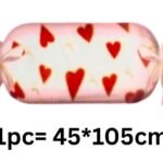 1pc 45 * 105cm Sweet Red-Pink Candy Foil Balloon