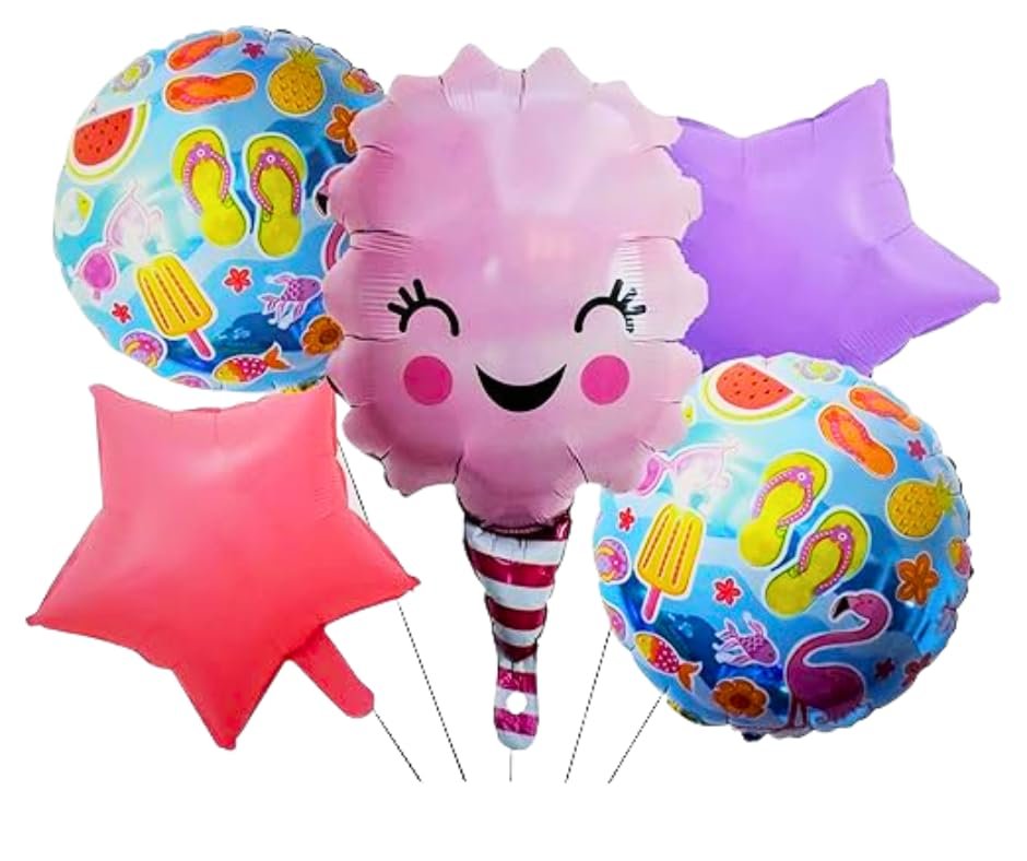 51-rFfFlvWL Cute Marshmallow Balloons Sprinkles Ice Cream Sweet Celebration Theme Foil Balloon - Image 1