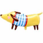 Dachshund Dog Foil Balloon 89 x 40 cm