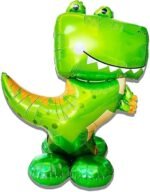1pc Self Standing Giant Green Dinosaur Foil Balloon - Image 2