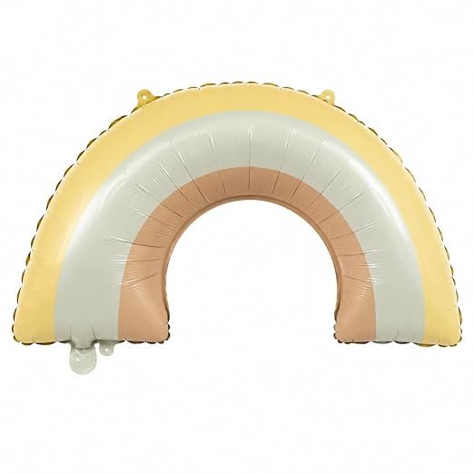 51JR5dn3L9L._SX522_ Pastel Rainbow Foil Balloon - Image 1