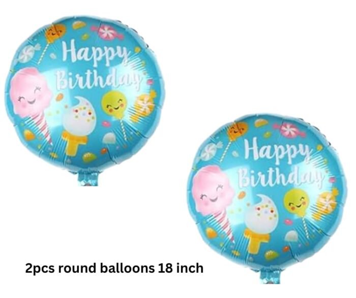 Set of 9 Ice Cream Cone Foil Balloon - Image 5