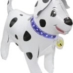 2Pcs 4D Self Standing Dog Foil Balloon