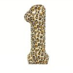 Animal Print Number 1 Foil Balloon 32 Inch