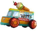 1pc 24.8 * 19.7 * 15.7inch Self standing Ice cream truck foil balloon - Image 6