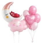 Pink Dreamy Moon Cloud Balloon