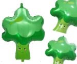 1pc 54*76cm Green Smiling Broccoli Foil balloon - Image 5