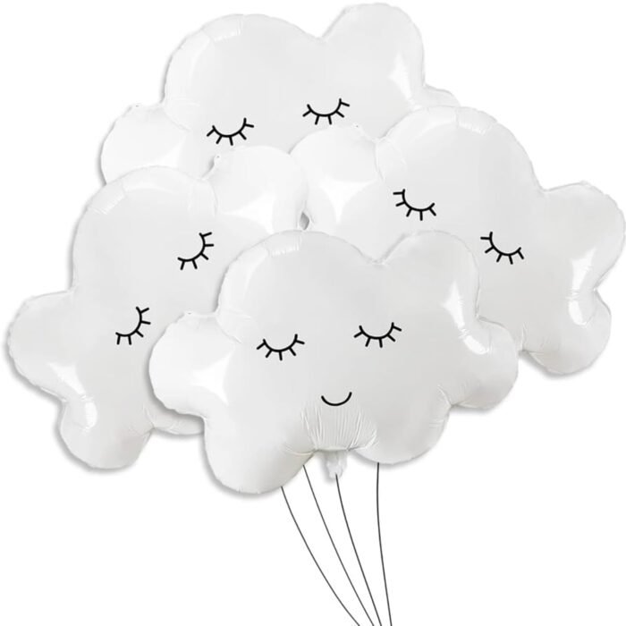 Giant Sleeping White Cloud Foil Balloon (68 x 52 cm) - Image 4