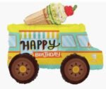 1pc 24.8 * 19.7 * 15.7inch Self standing Ice cream truck foil balloon - Image 5