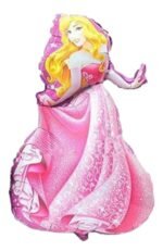 Set of 5 Pink Princess Foil Balloons - Image 3