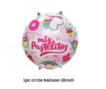 Set of 5 Girl with Donuts Foil Balloon - Image 3