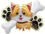 5PCS Husky Aluminum Film Balloons