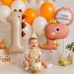 Dinosaur 1st Birthday Balloon - Image 2