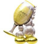 Life-size Cheers Bubbly Wine Glass Balloon - Image 2