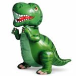 Giant Green Dinosaur Shape Foil Balloon 72cm